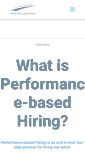 Mobile Screenshot of performancebasedhiring.com